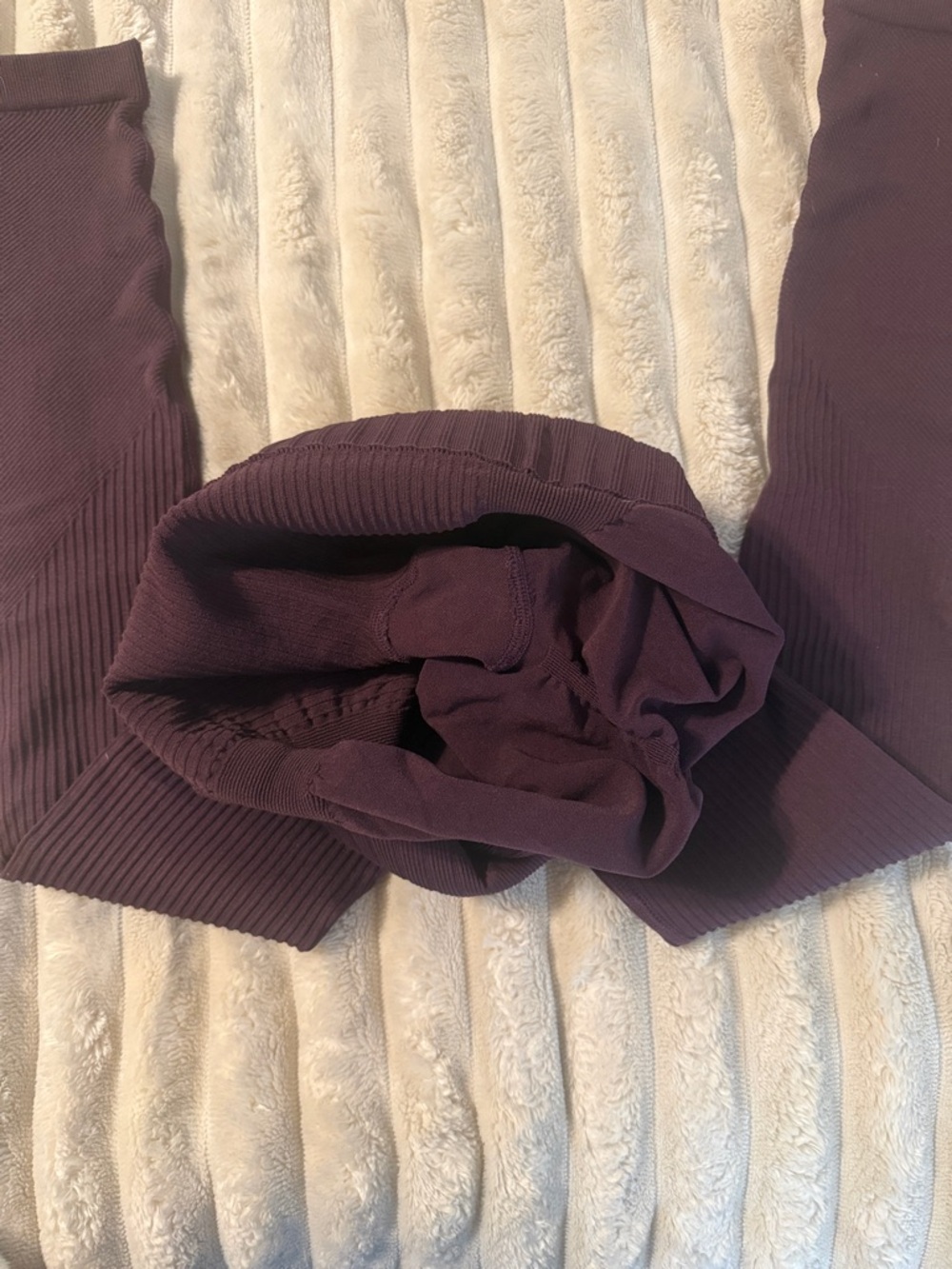BuffBunny waterfall Leggings - Plum - Picture 3 of 7